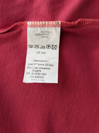 Chaqueta algodón corta color coral Indiwoman