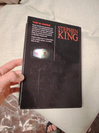 Libro Stephen King ,Todo es eventual