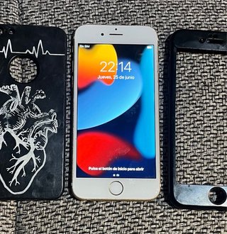 iPhone 6s 64GB Blanco/Oro + Funda