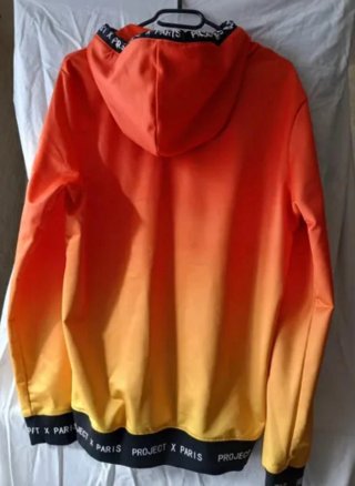 Sudadera Project X Paris Talla S Degradado Naranja