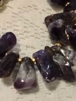 Collana e bracciale Ametista