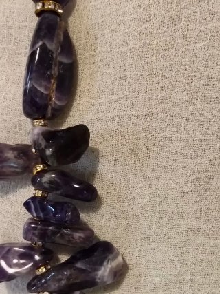 Collana e bracciale Ametista