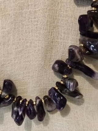 Collana e bracciale Ametista