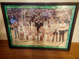 Poster firmado plantilla clesa ferrol