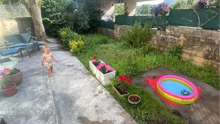 Piscina inflable familiar multicolor