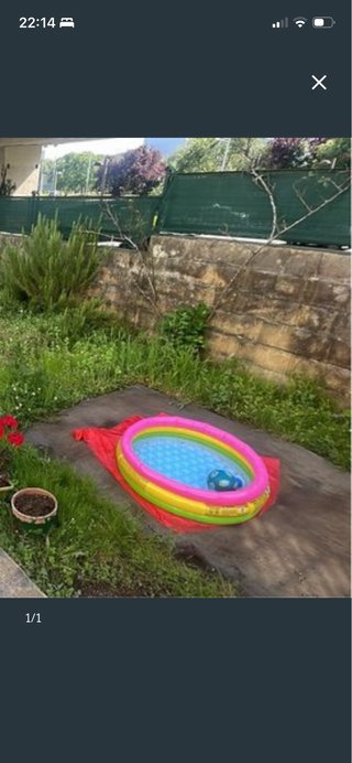 Piscina inflable familiar multicolor