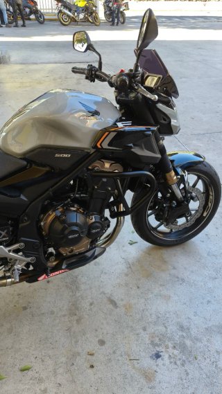 Honda CB 500 F Naked Negra/Gris