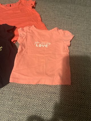 Lote 3 Camisetas Manga Corta Niña