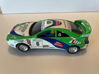 Scalextric SCX Toyota Celica 7-UP matchbox en caja