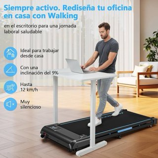 Cinta de Correr con Inclinación 1-12km/h