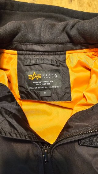 Chaqueta Bomber Alpha Industries Negra