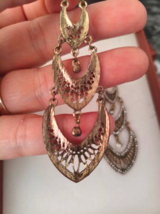 Pendientes vintage estilo antiguo