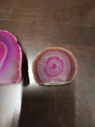 Geode Fetta Rosa e Viola