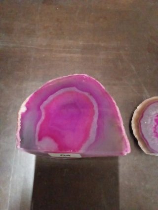 Geode Fetta Rosa e Viola