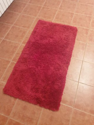Alfombra Roja 137x72 cm