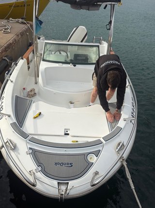 Instalación de cubiertas SeaDek!