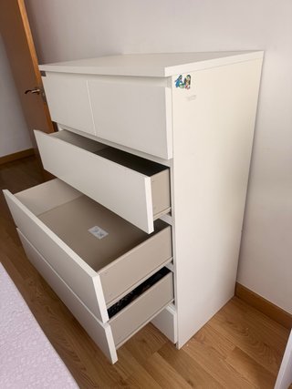 Cómoda Malm Ikea Blanca