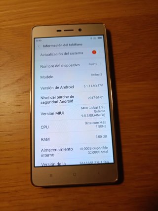 Xiaomi Redmi 3 - Dorado/Plateado