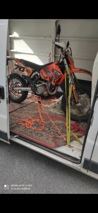 KTM Enduro Naranja/Blanca