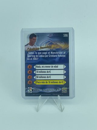 Cristiano Ronaldo Madrid Mundicromo Top 2010 N 596