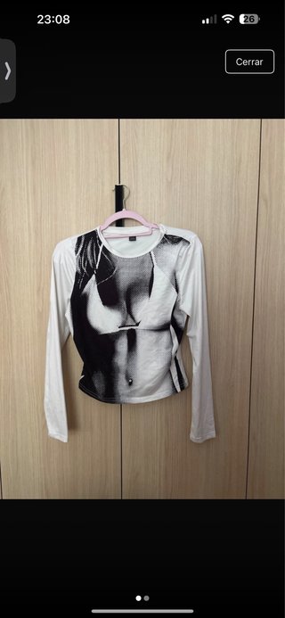 Camiseta Top Estampado Mujer
