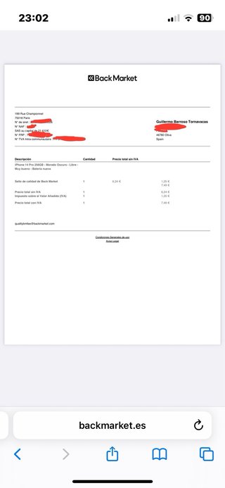 iPhone 14 Pro 256GB 100% Batería + 5 fundas