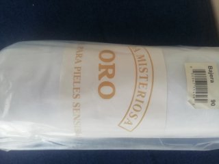 Sábana Bajera Blanca Nueva para cama de 90