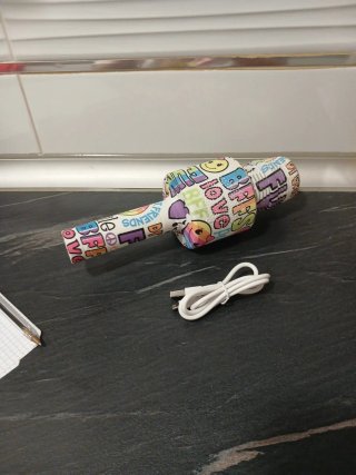 Micrófono divertido multicolor