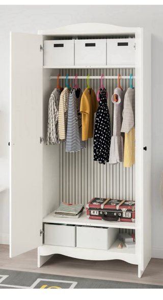 Armario infantil IKEA SMÅGÖRA blanco  90