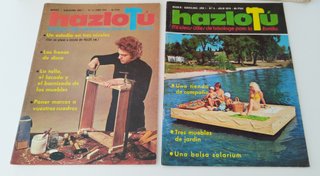 Revistas antiguas Bricolage "HazloTú" 1976