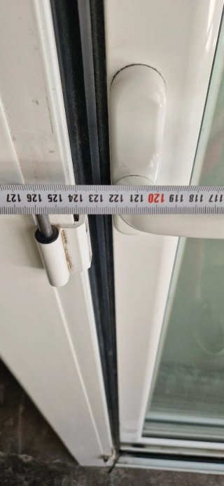 Ventana balconera doble