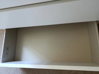 Cómoda IKEA MALM 3 cajones blanca