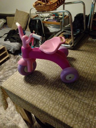Bicicleta infantil rosa