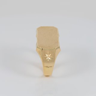 Anillo 2 dedos de oro 18k 750