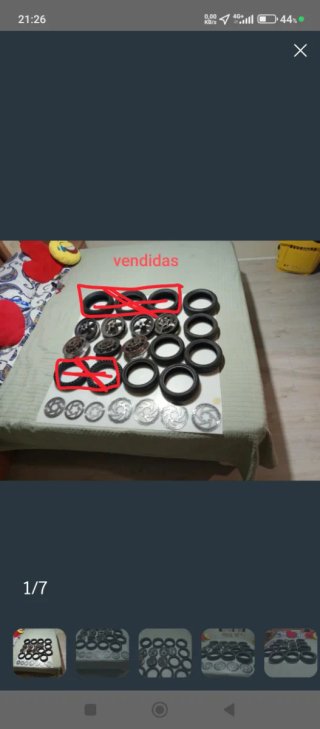 Lote repuestos patinete eléctrico