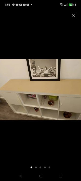 Estantería modular blanca Ikea