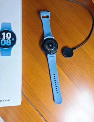 Reloj Inteligente Azul Grisáceo