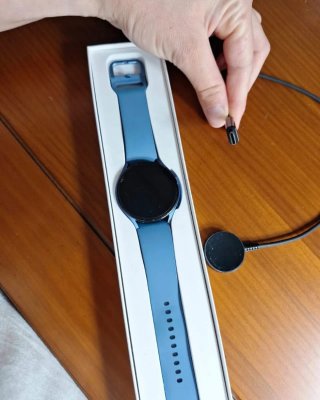 Reloj Inteligente Azul Grisáceo