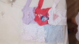 Lote 6 Camisetas Manga Larga Bebé