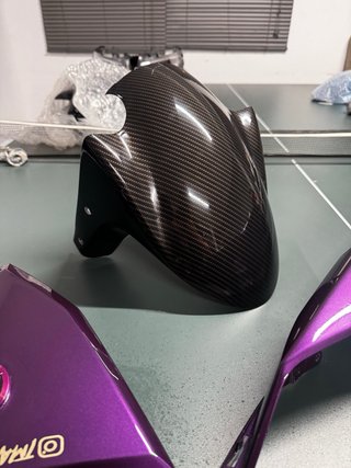 Guardabarros Delantero TMAX 530 / MT09 Carbono