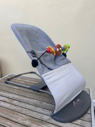 Hamaca BabyBjörn Bouncer Bliss Gris Claro