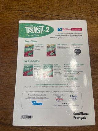 Transit 2, Méthode de français, Niveau A1-A2(1).