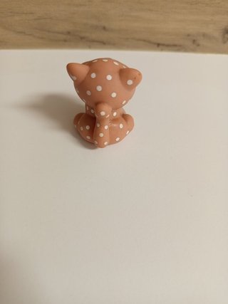 Figura Gato Custard Tarta Fresa