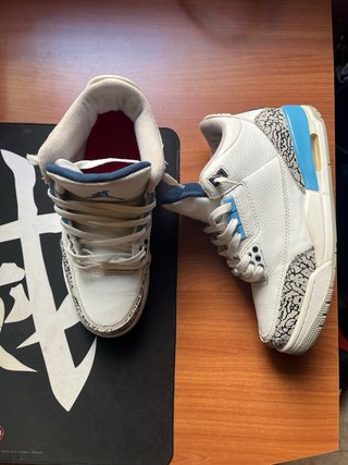 Zapatillas Air Jordan 3 Azul y Blanco