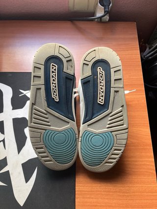 Zapatillas Air Jordan 3 Azul y Blanco