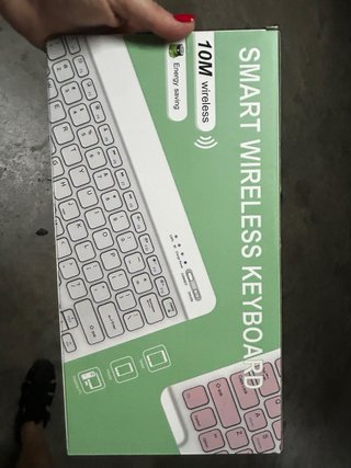 Teclado Inalámbrico Mayús Negro