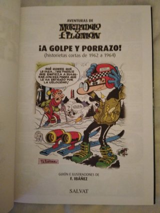 ¡A golpe y porrazo! Bromitas ; Un asunto sospec...