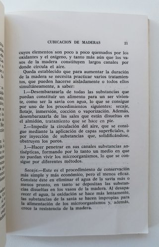 Librito "Cubicación de maderas - 1968"