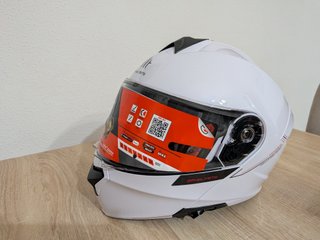 Casco Modular MT Genesis SV Solid A0 Blanco M