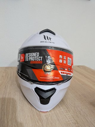 Casco Modular MT Genesis SV Solid A0 Blanco M